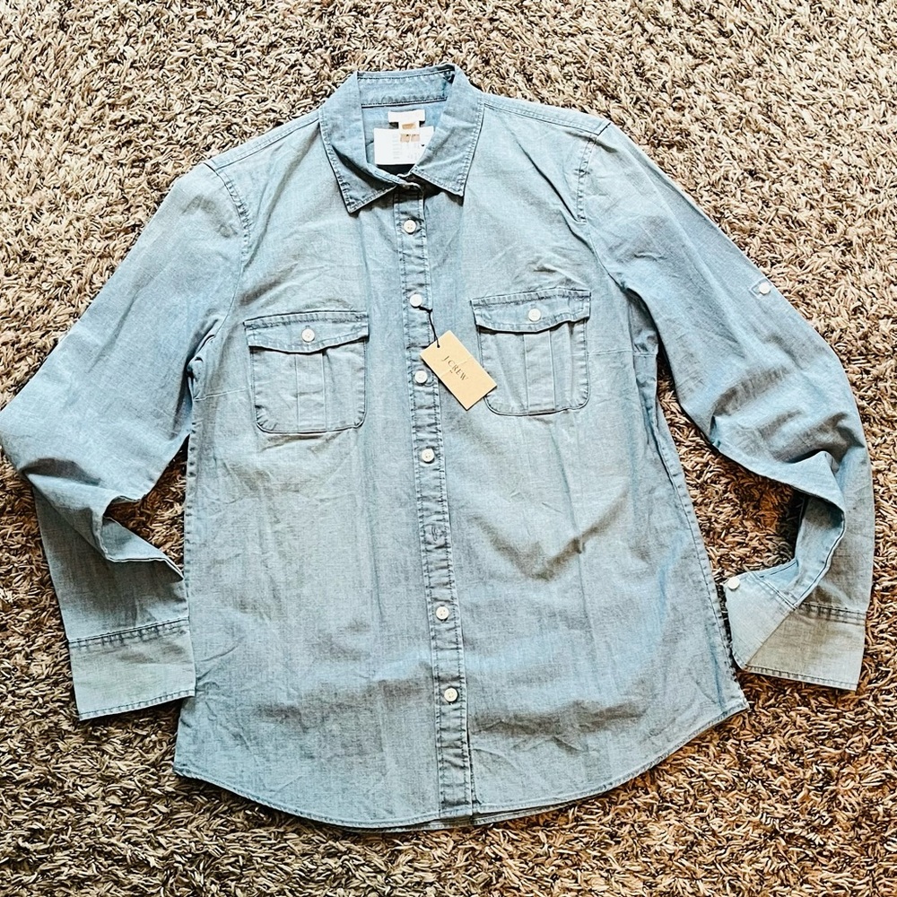 J. Crew Factory Chambray Shirt